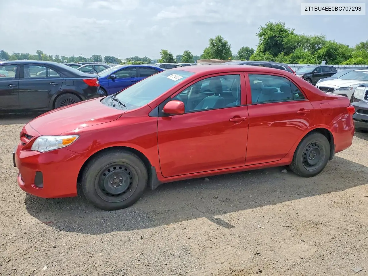2011 Toyota Corolla Base VIN: 2T1BU4EE0BC707293 Lot: 62154446