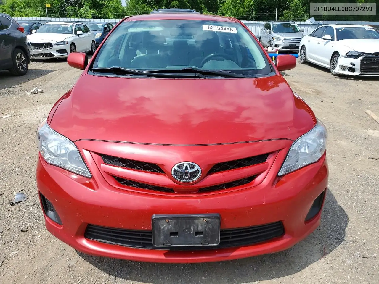 2011 Toyota Corolla Base VIN: 2T1BU4EE0BC707293 Lot: 62154446