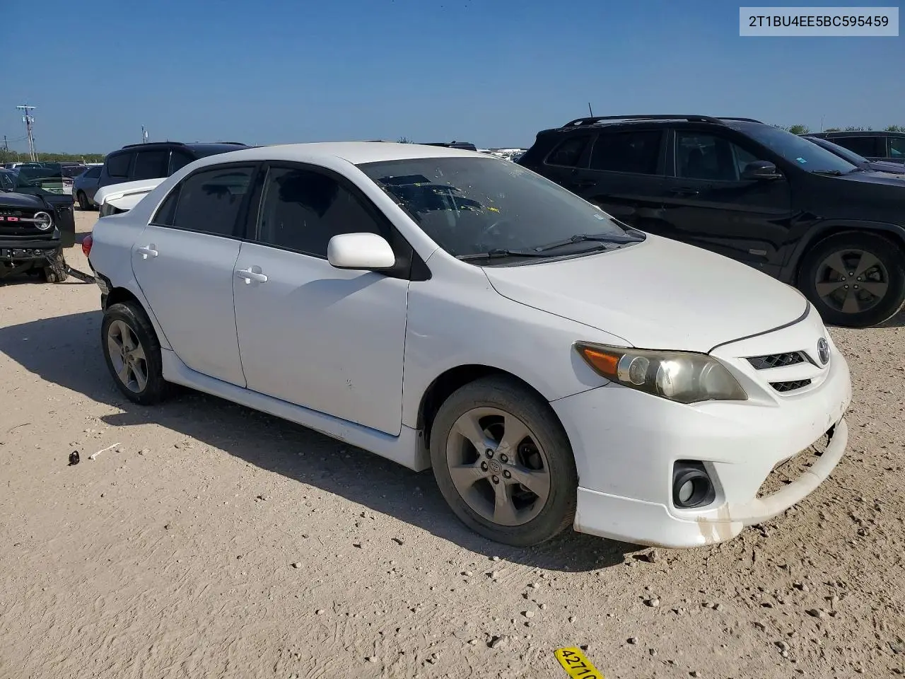 2011 Toyota Corolla S VIN: 2T1BU4EE5BC595459 Lot: 62323946