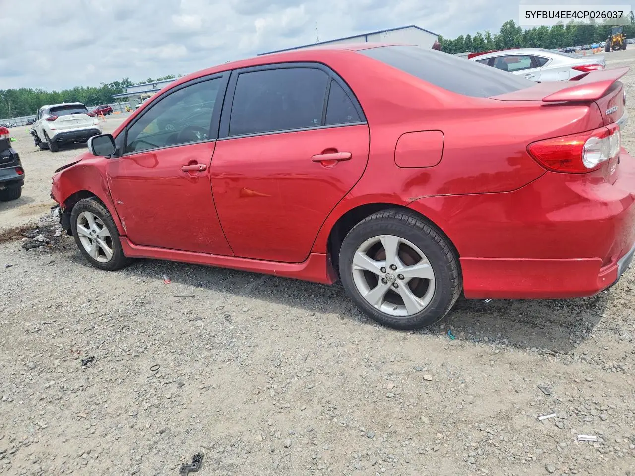 2012 Toyota Corolla S VIN: 5YFBU4EE4CP026037 Lot: 56468586