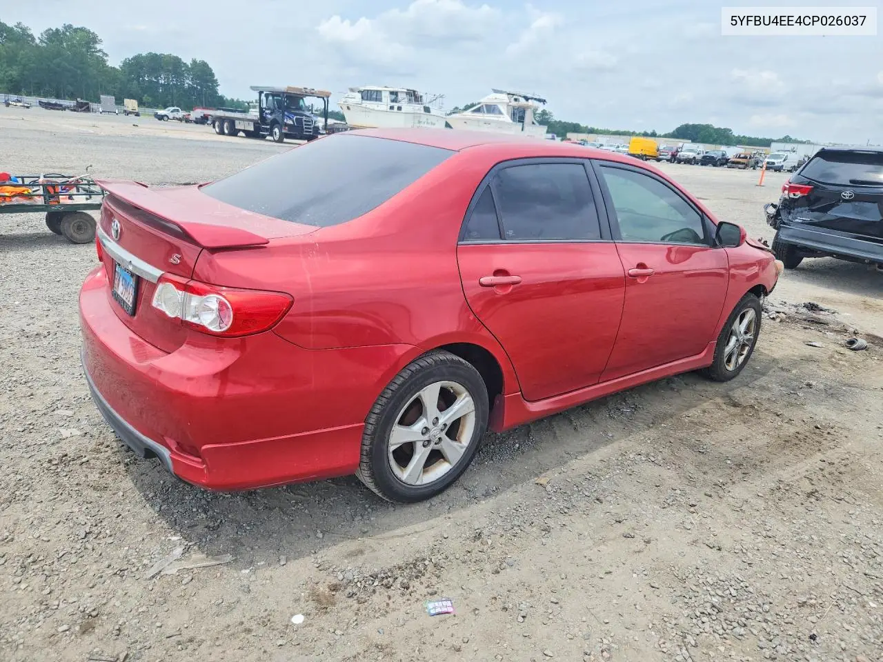 2012 Toyota Corolla S VIN: 5YFBU4EE4CP026037 Lot: 56468586