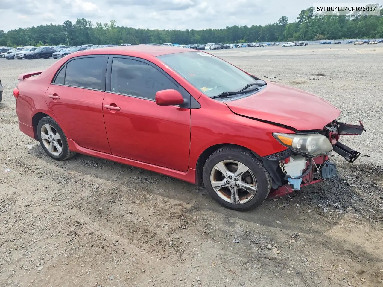 2012 Toyota Corolla S VIN: 5YFBU4EE4CP026037 Lot: 56468586