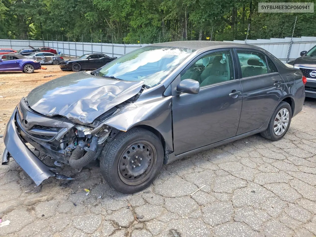 2012 Toyota Corolla Le VIN: 5YFBU4EE3CP060941 Lot: 58369476