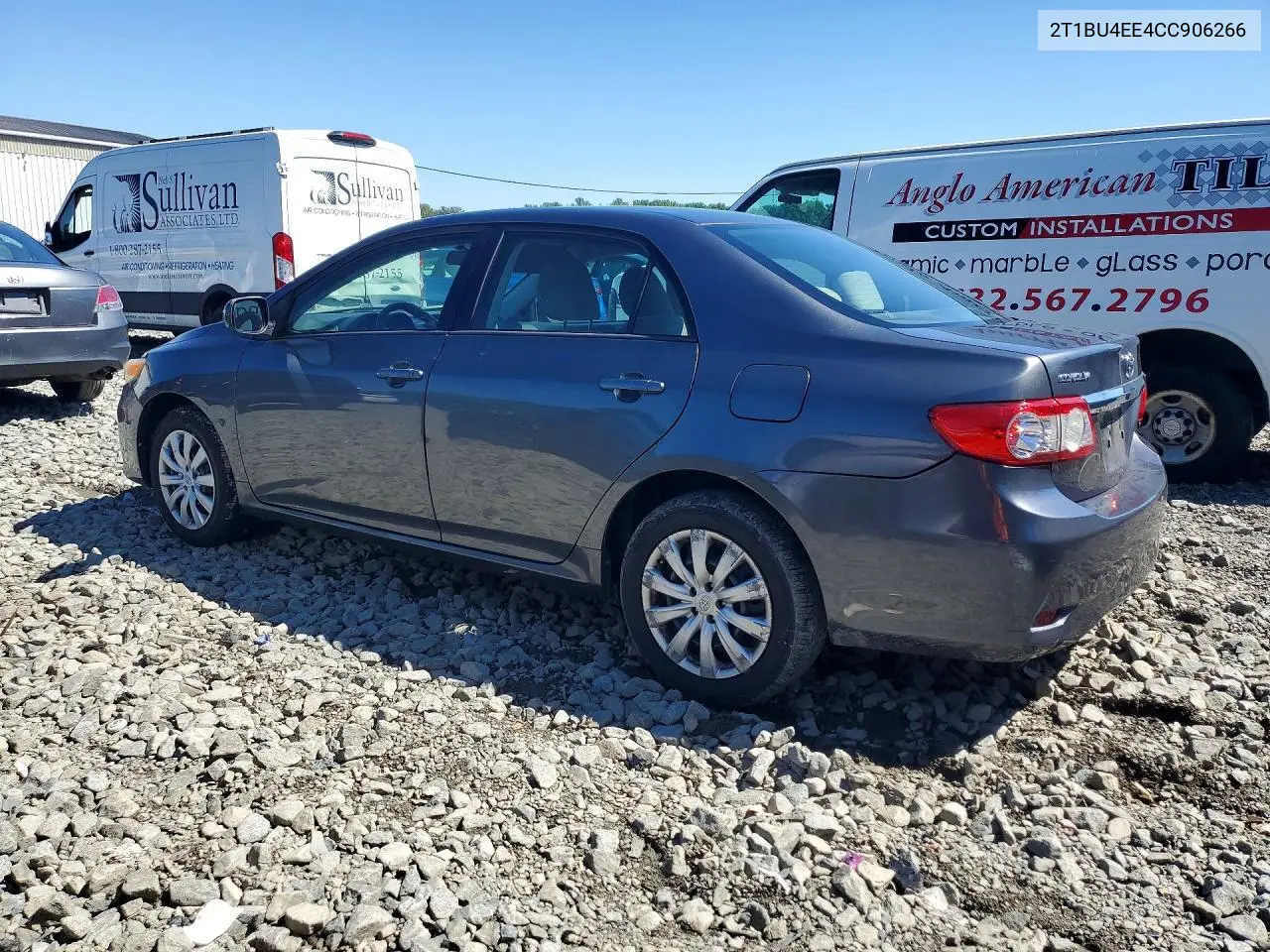 2012 Toyota Corolla Le VIN: 2T1BU4EE4CC906266 Lot: 58480626