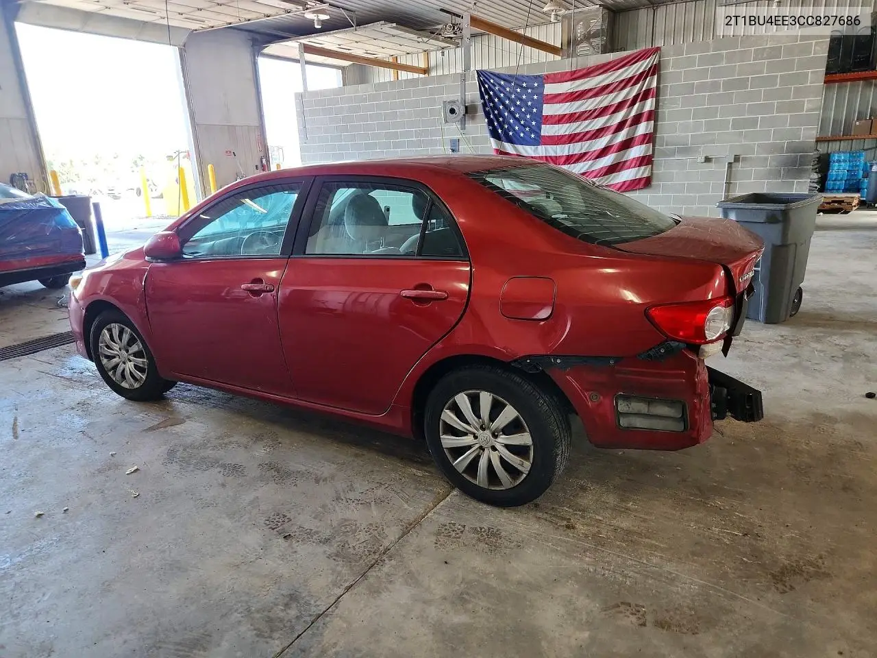 2012 Toyota Corolla Le VIN: 2T1BU4EE3CC827686 Lot: 59091246
