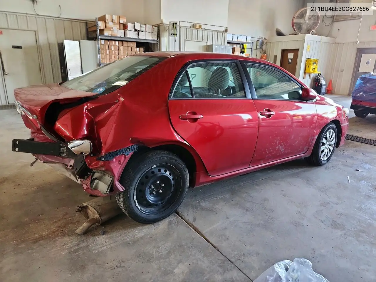 2012 Toyota Corolla Le VIN: 2T1BU4EE3CC827686 Lot: 59091246
