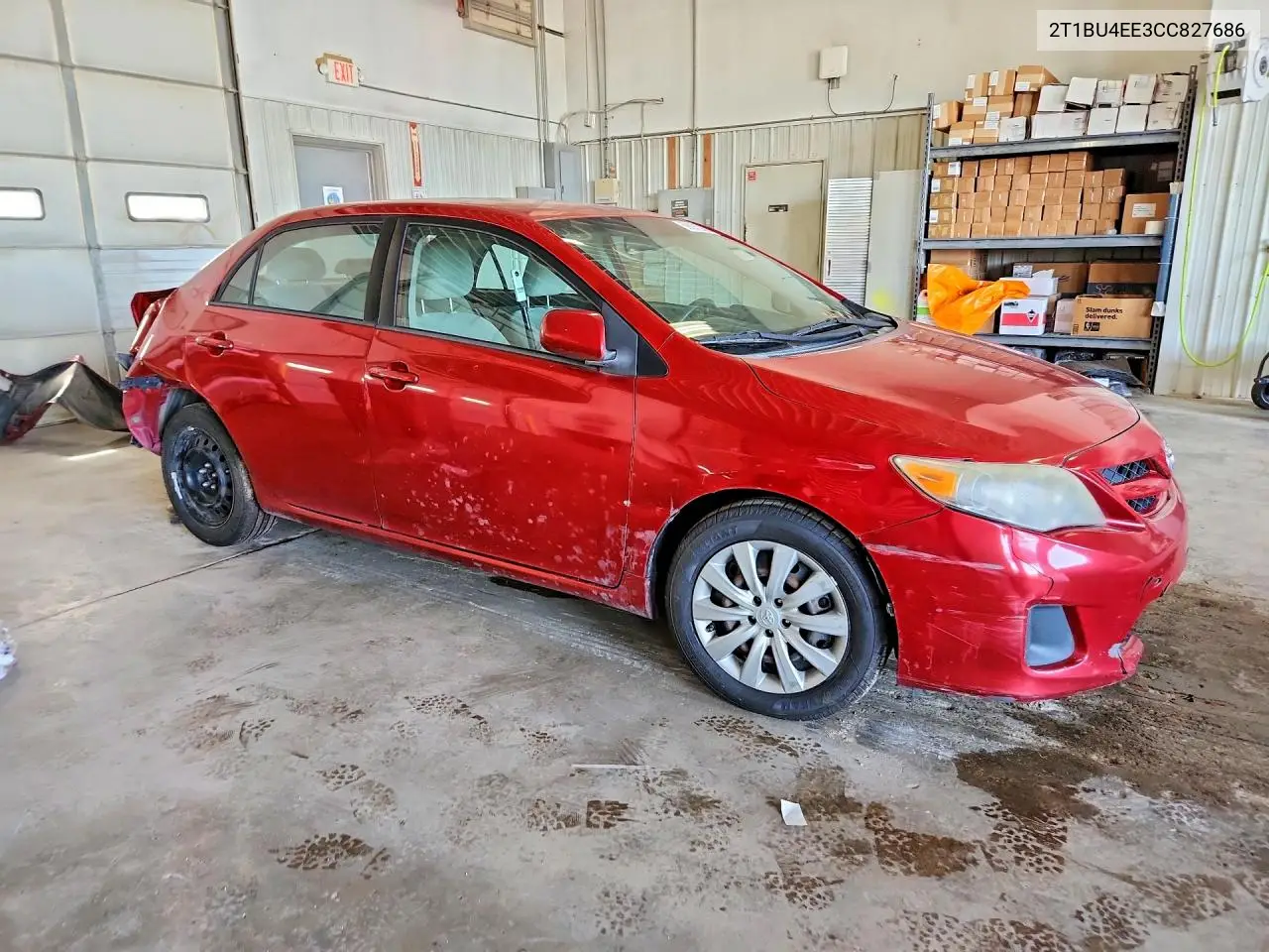 2012 Toyota Corolla Le VIN: 2T1BU4EE3CC827686 Lot: 59091246