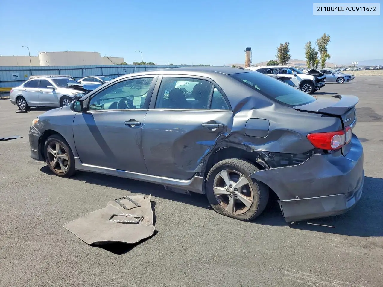 2012 Toyota Corolla S VIN: 2T1BU4EE7CC911672 Lot: 60456616