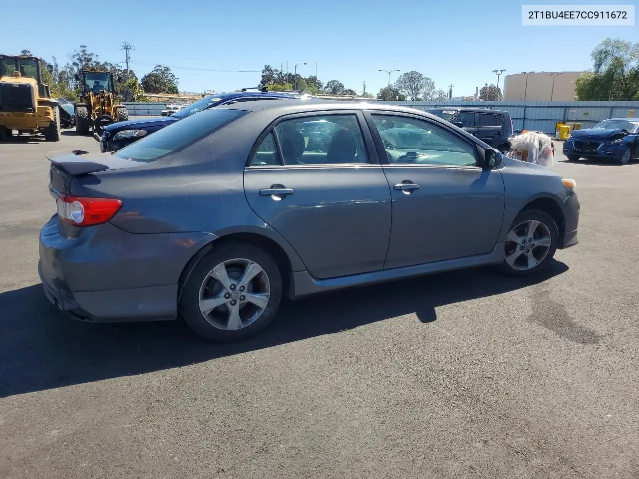 2012 Toyota Corolla S VIN: 2T1BU4EE7CC911672 Lot: 60456616
