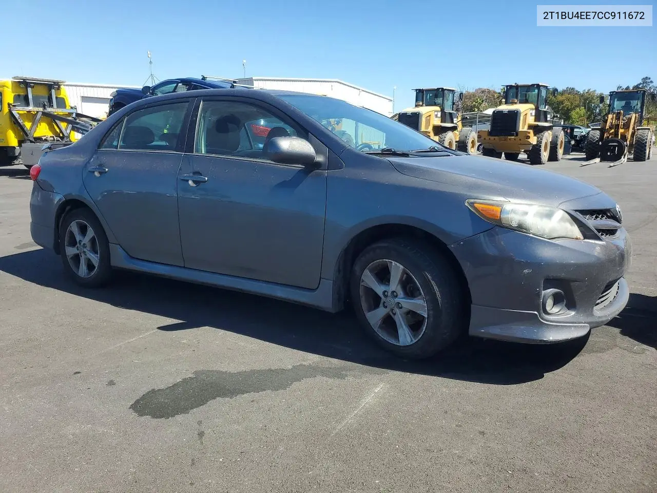 2012 Toyota Corolla S VIN: 2T1BU4EE7CC911672 Lot: 60456616