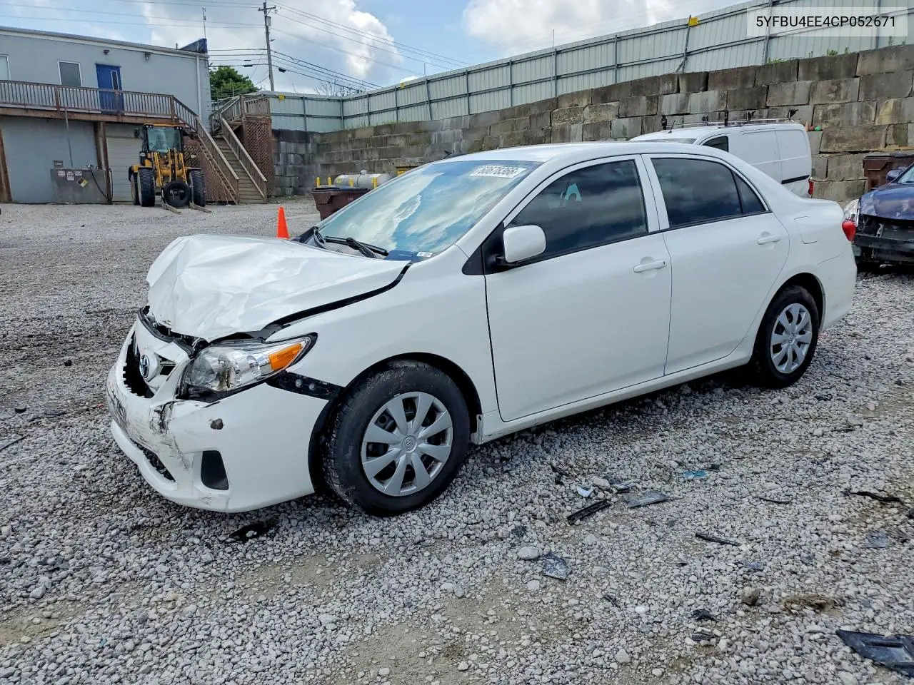 2012 Toyota Corolla L VIN: 5YFBU4EE4CP052671 Lot: 60678366