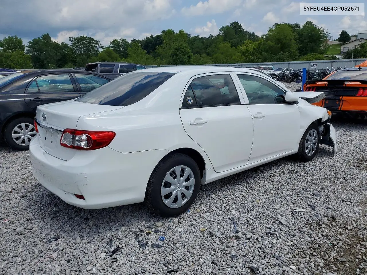 2012 Toyota Corolla L VIN: 5YFBU4EE4CP052671 Lot: 60678366