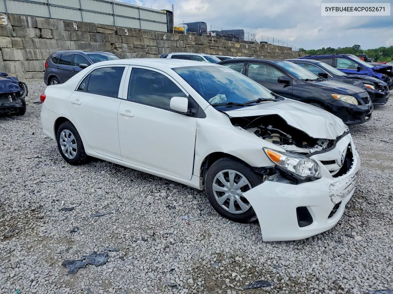 2012 Toyota Corolla L VIN: 5YFBU4EE4CP052671 Lot: 60678366
