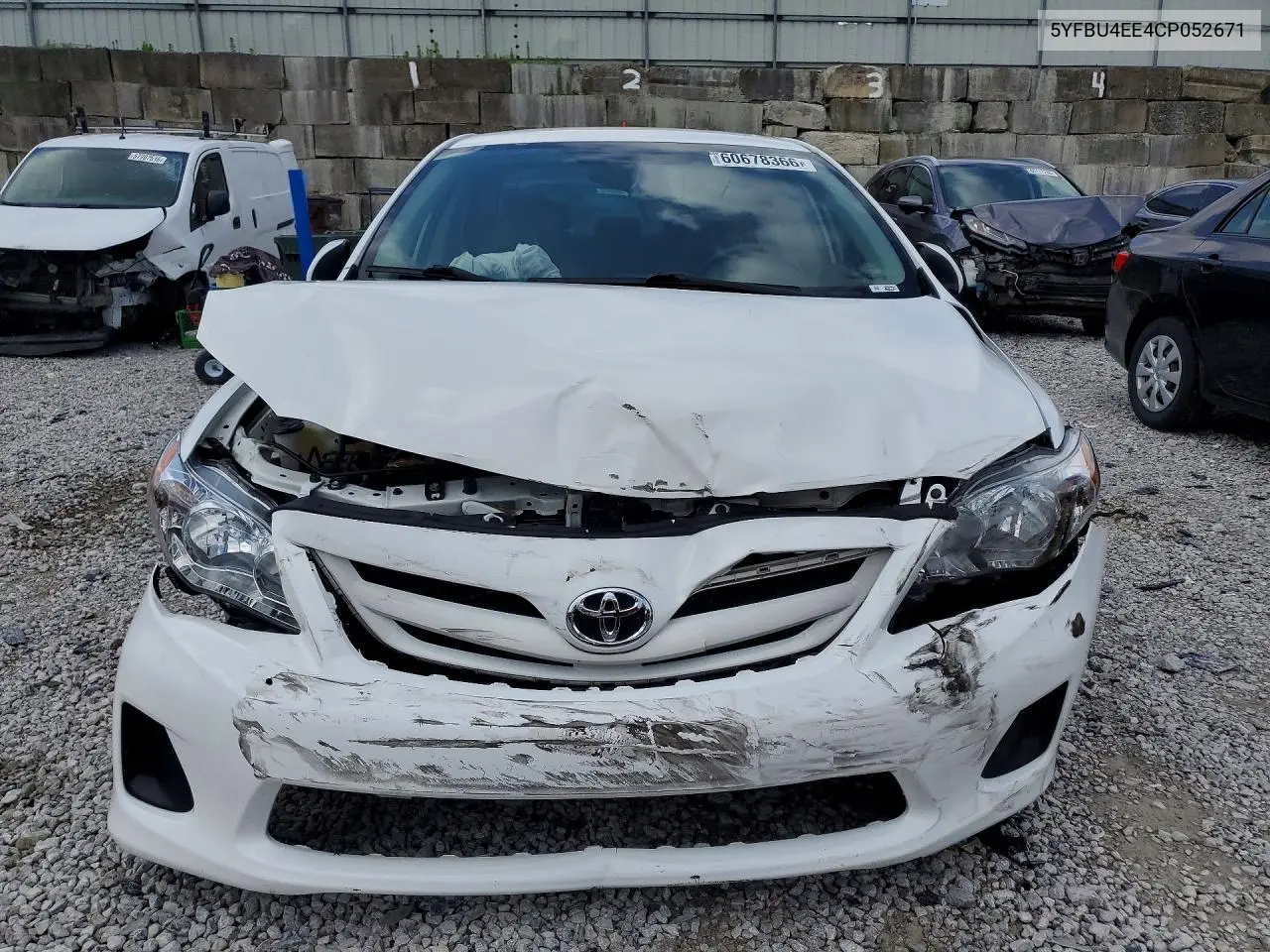 2012 Toyota Corolla L VIN: 5YFBU4EE4CP052671 Lot: 60678366
