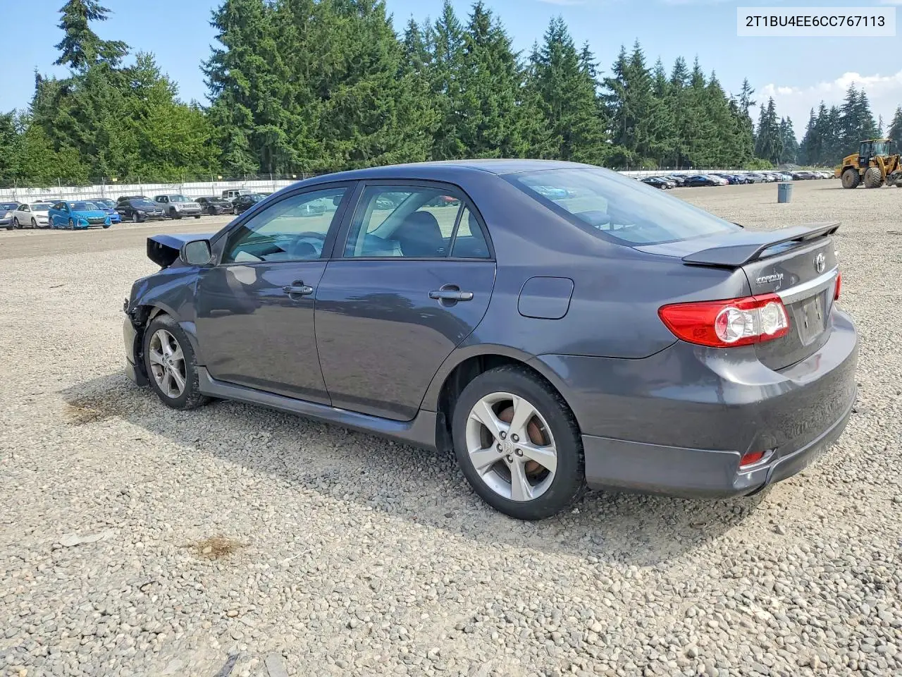 2012 Toyota Corolla S VIN: 2T1BU4EE6CC767113 Lot: 61414116