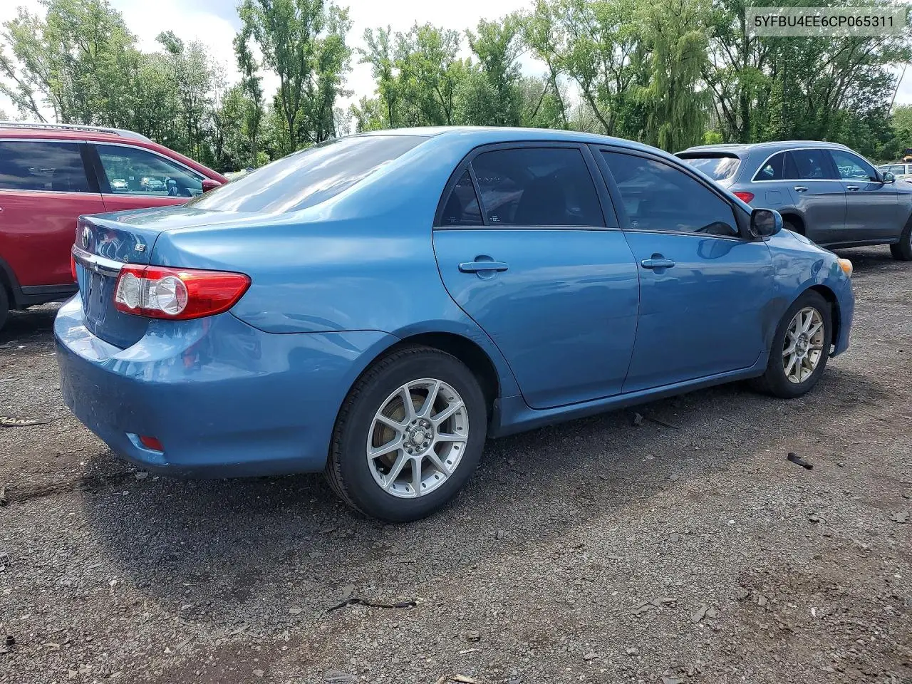 2012 Toyota Corolla Le VIN: 5YFBU4EE6CP065311 Lot: 61690016
