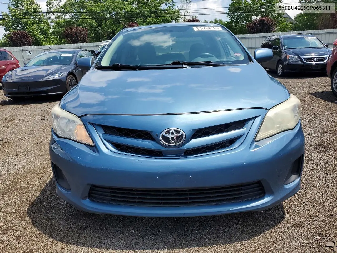 2012 Toyota Corolla Le VIN: 5YFBU4EE6CP065311 Lot: 61690016