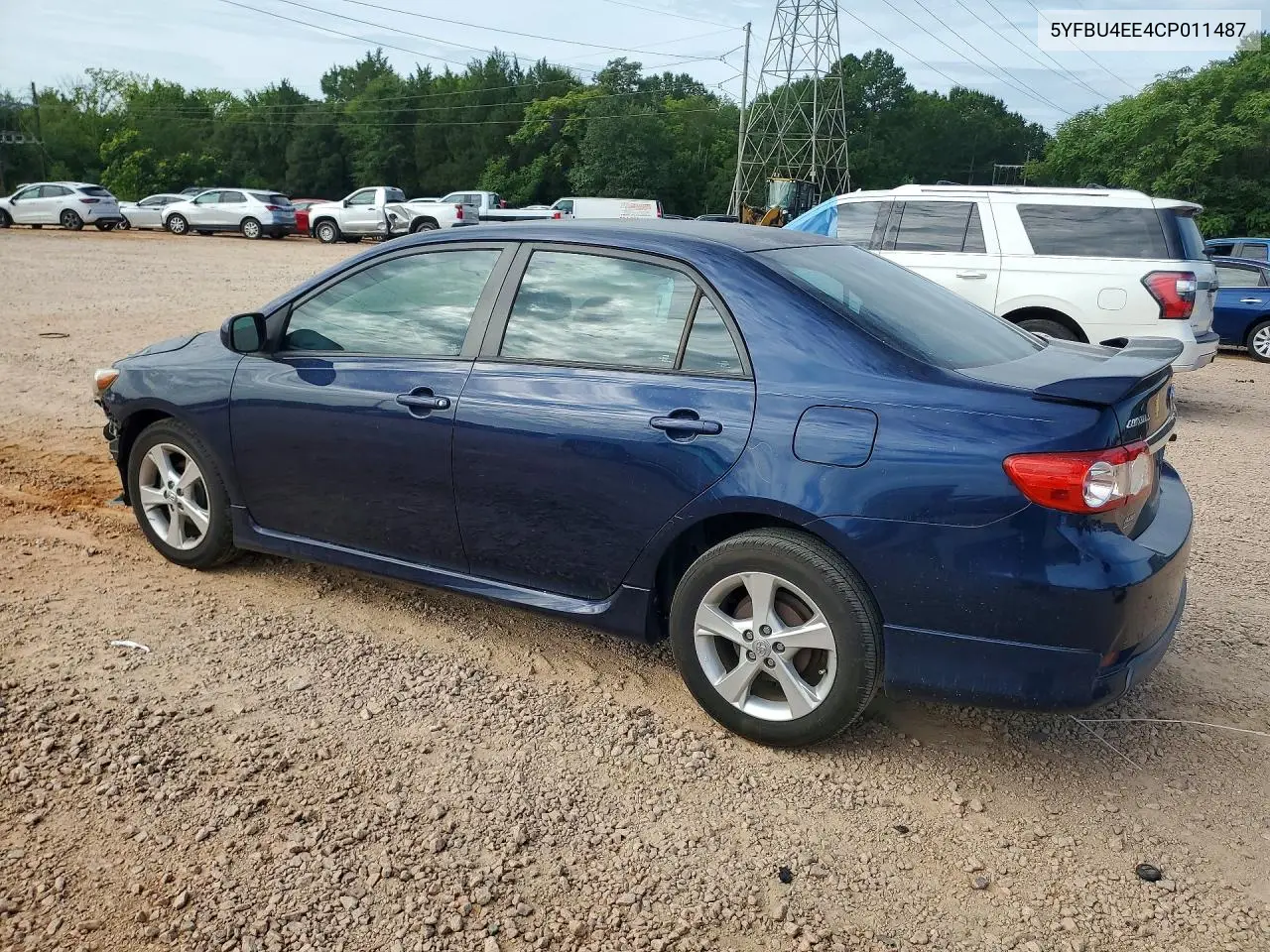 2012 Toyota Corolla S VIN: 5YFBU4EE4CP011487 Lot: 61912166