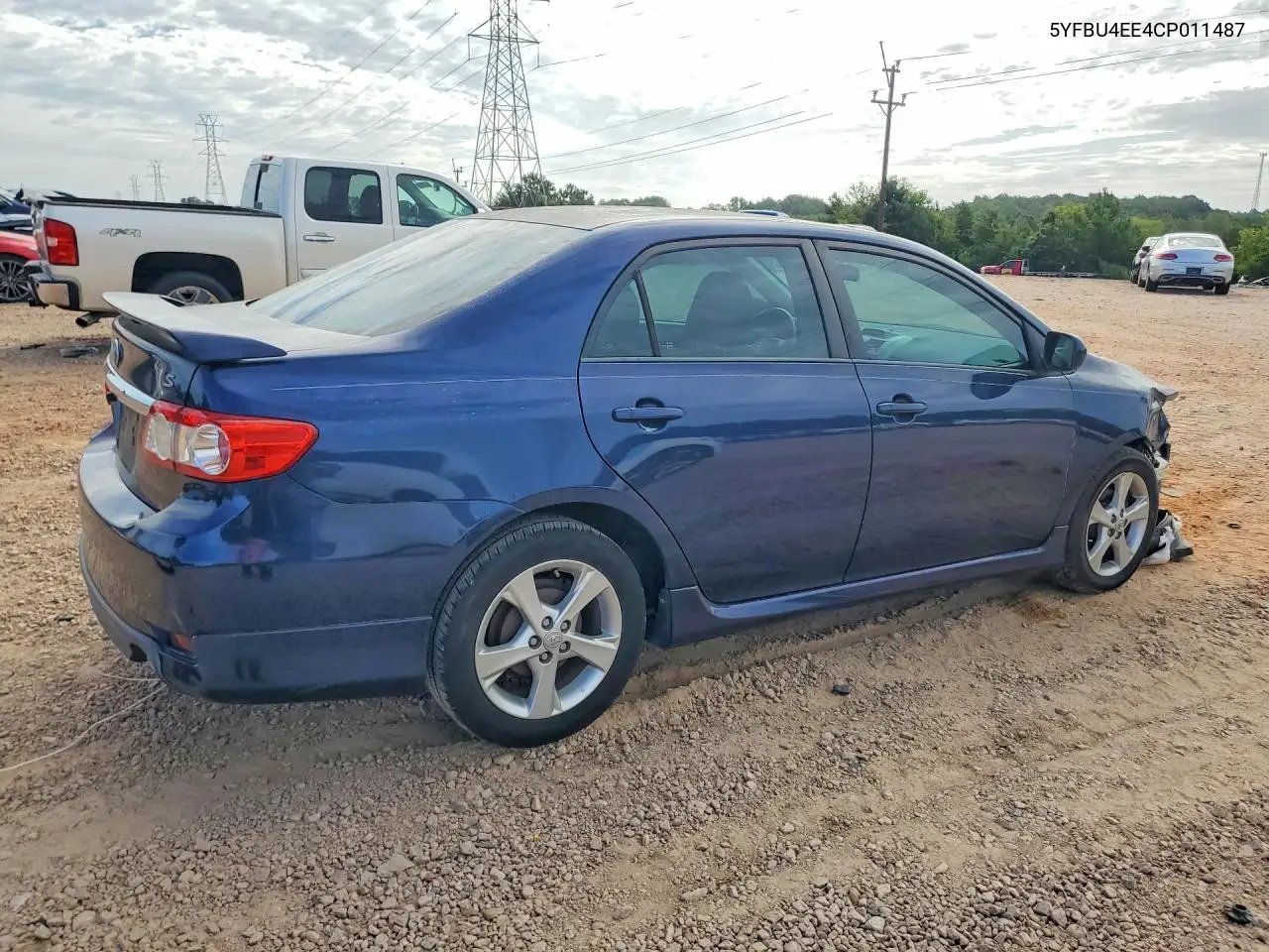 2012 Toyota Corolla S VIN: 5YFBU4EE4CP011487 Lot: 61912166