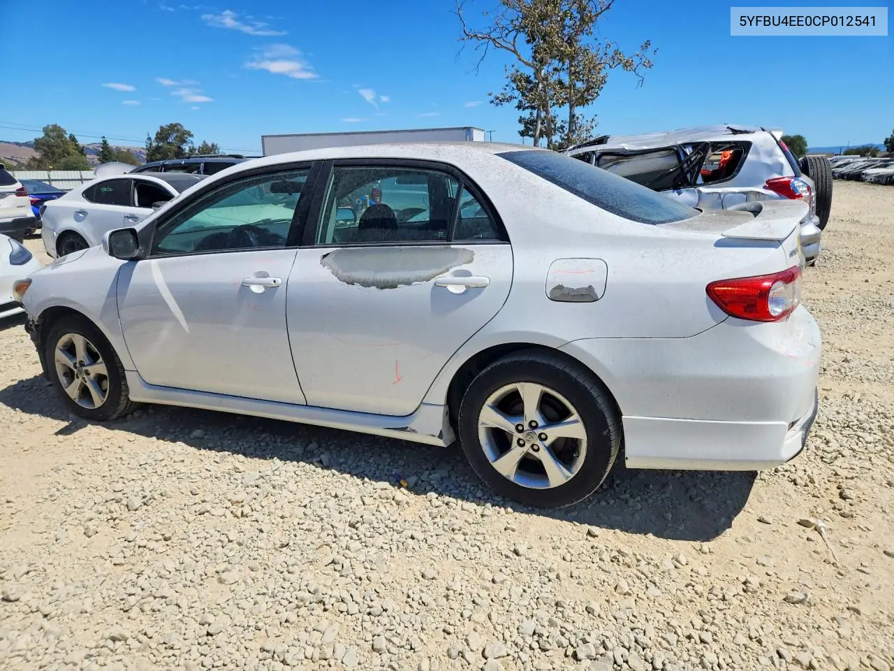 2012 Toyota Corolla S VIN: 5YFBU4EE0CP012541 Lot: 61926726