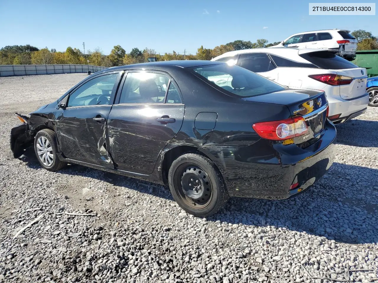 2T1BU4EE0CC814300 2012 Toyota Corolla Base