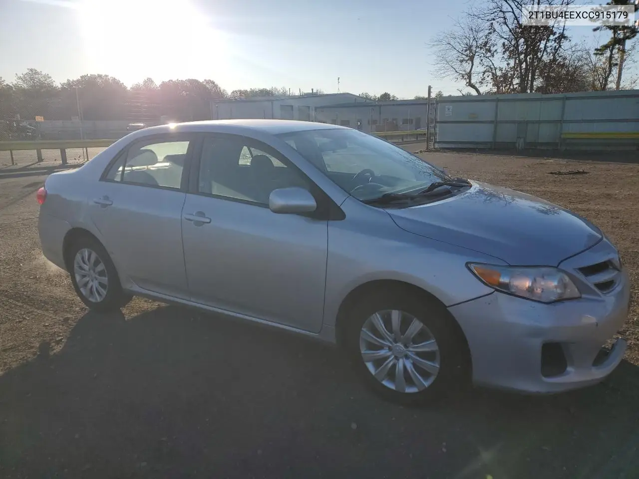2T1BU4EEXCC915179 2012 Toyota Corolla Base