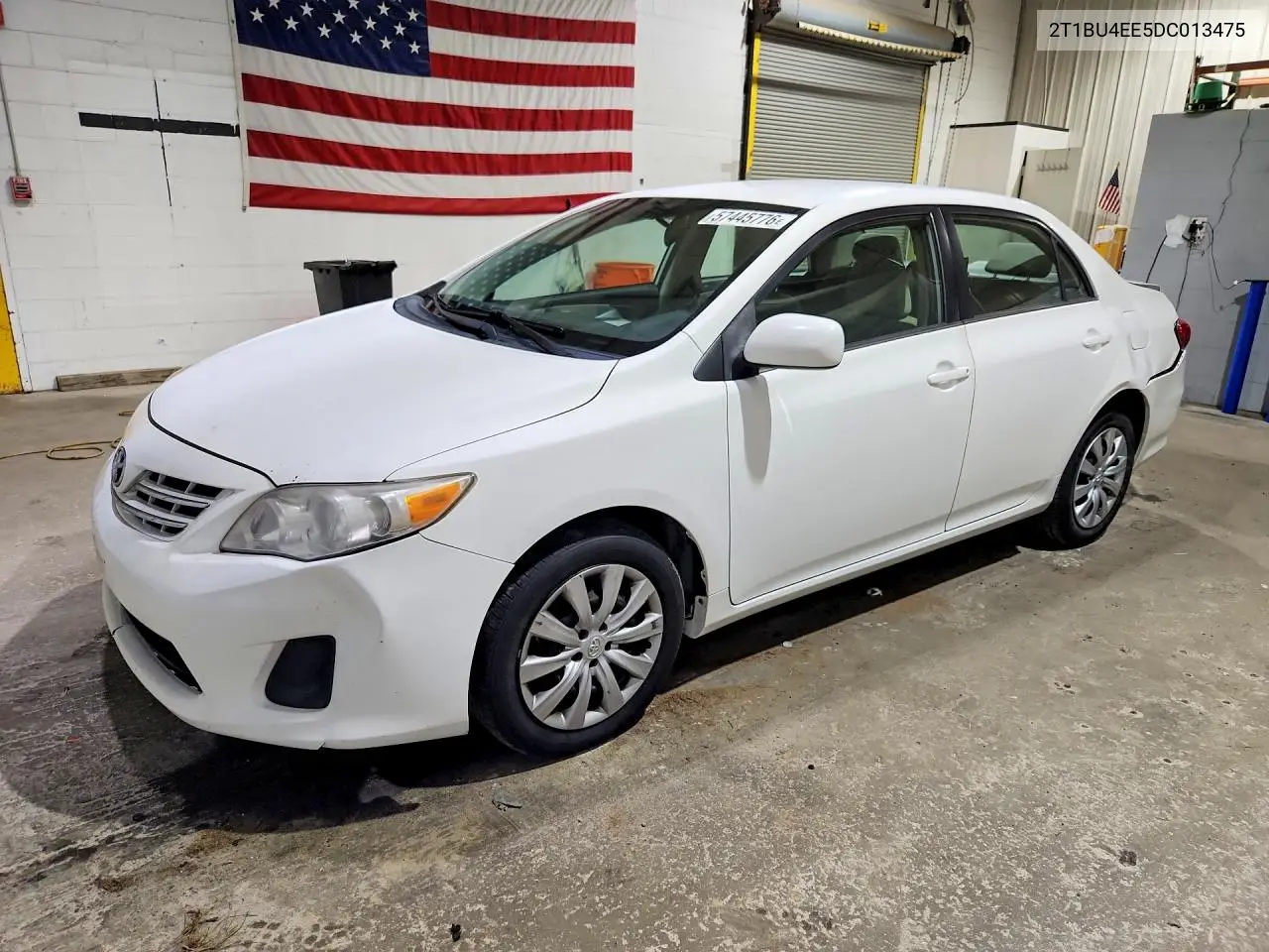 2013 Toyota Corolla Le VIN: 2T1BU4EE5DC013475 Lot: 57445776