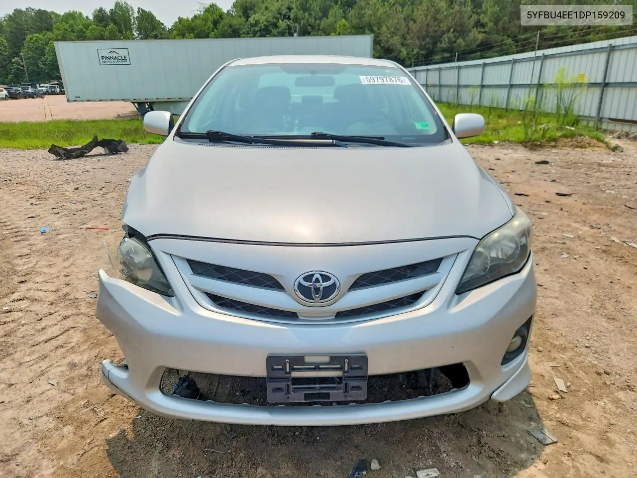2013 Toyota Corolla S VIN: 5YFBU4EE1DP159209 Lot: 59797876