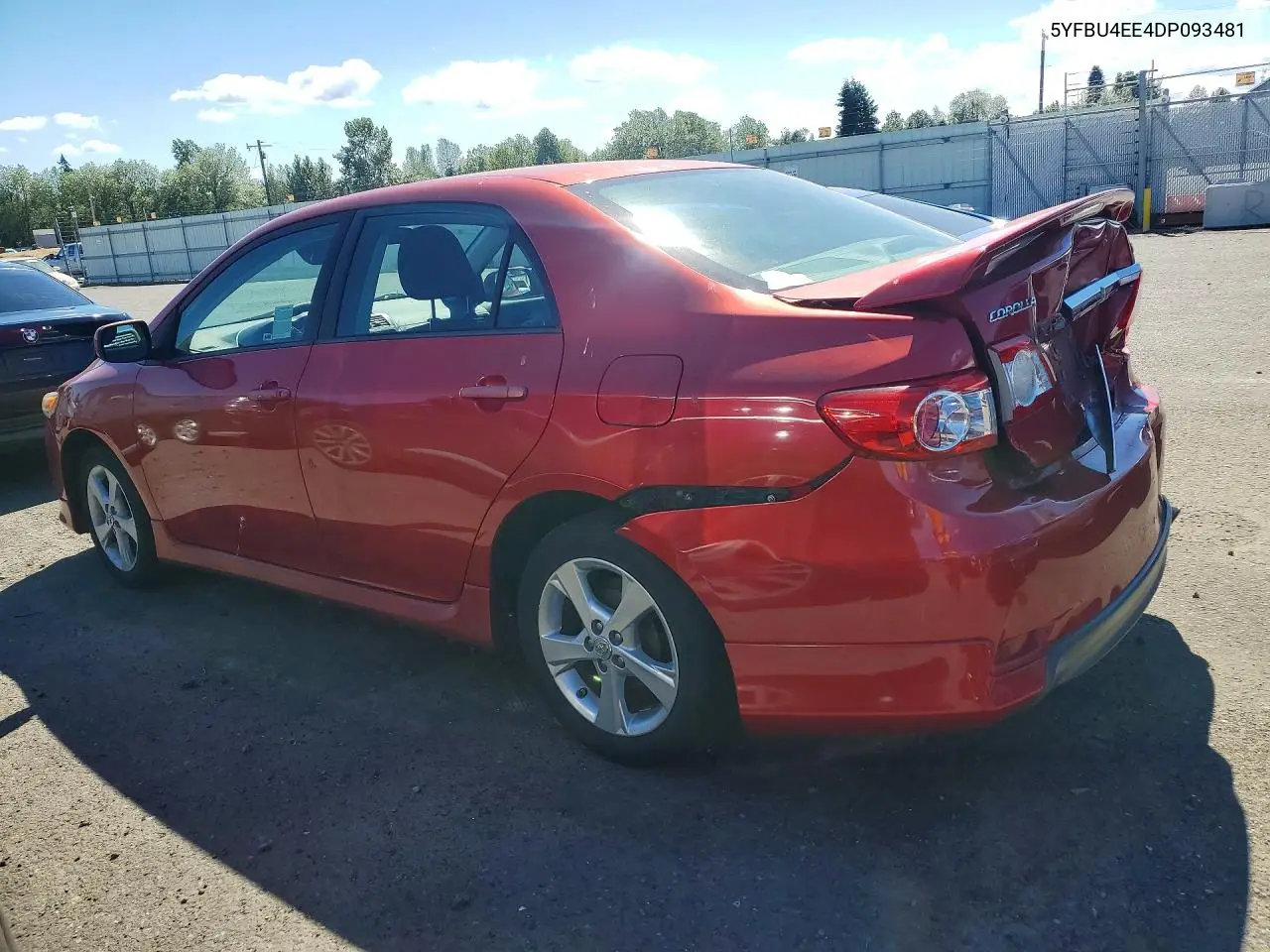 2013 Toyota Corolla S VIN: 5YFBU4EE4DP093481 Lot: 60185936