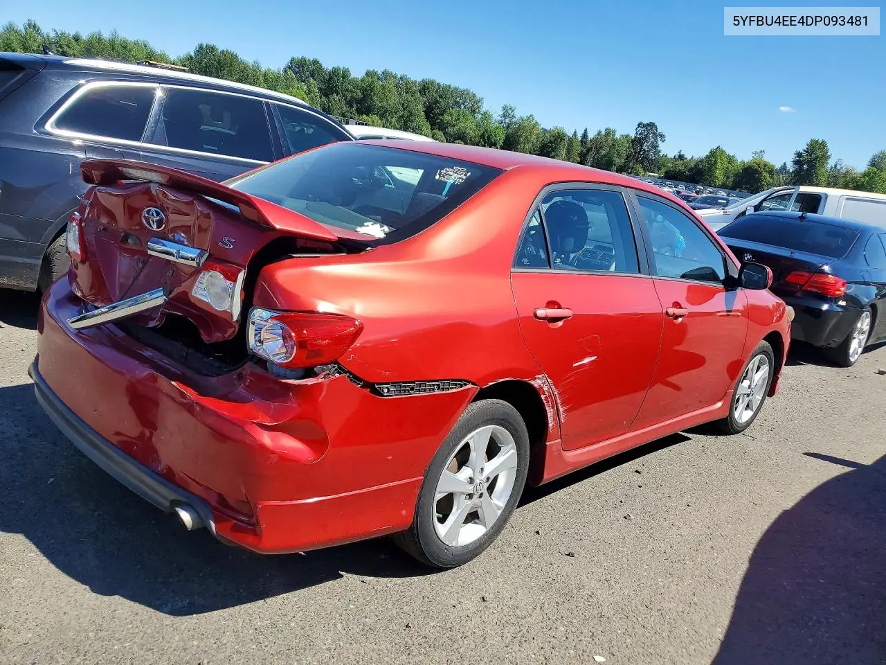 2013 Toyota Corolla S VIN: 5YFBU4EE4DP093481 Lot: 60185936