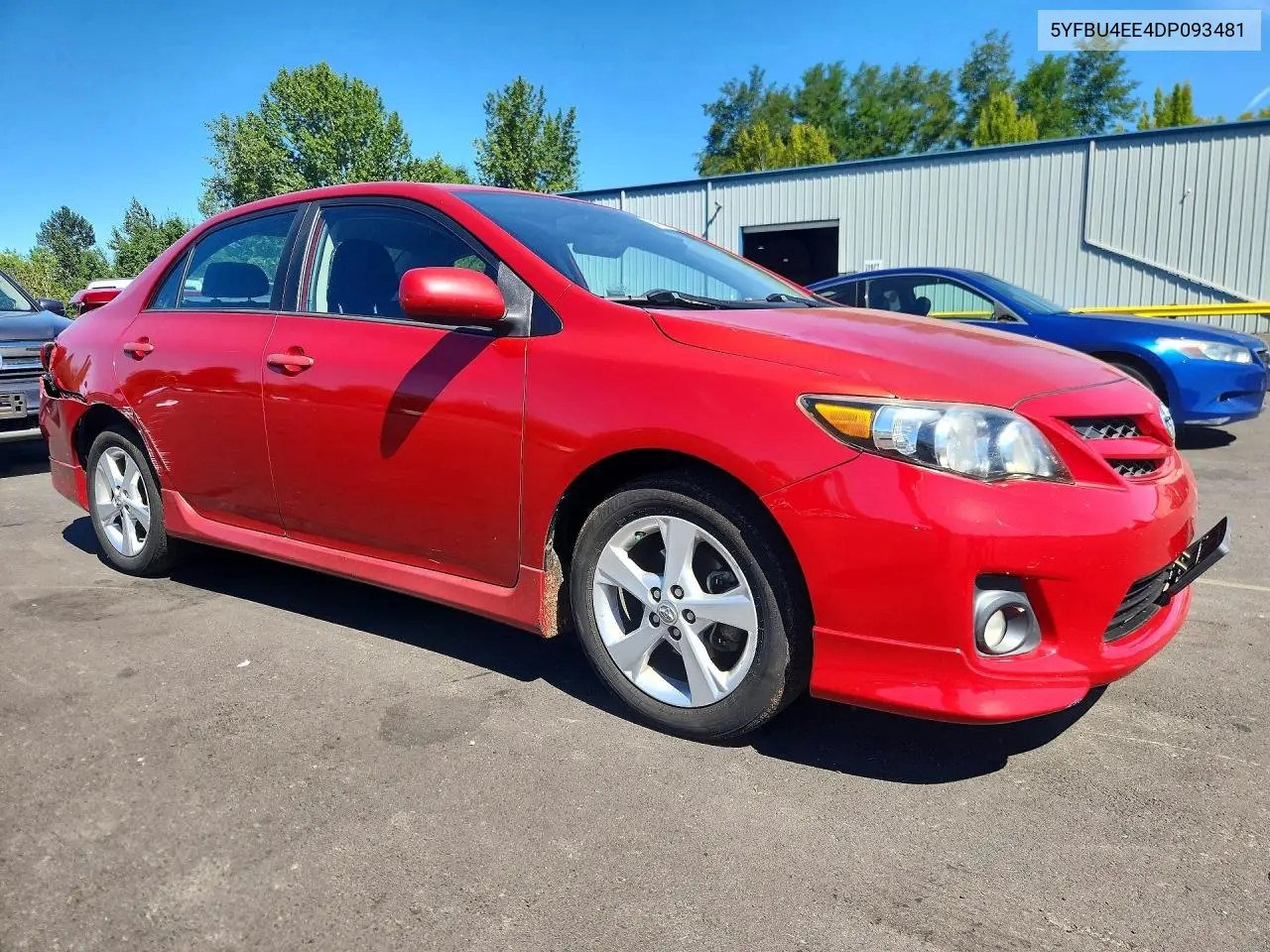 2013 Toyota Corolla S VIN: 5YFBU4EE4DP093481 Lot: 60185936