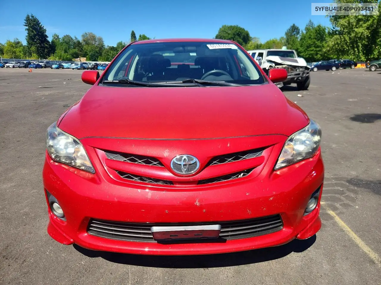 2013 Toyota Corolla S VIN: 5YFBU4EE4DP093481 Lot: 60185936