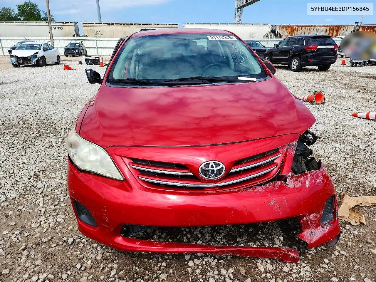 2013 Toyota Corolla Le VIN: 5YFBU4EE3DP156845 Lot: 61178556