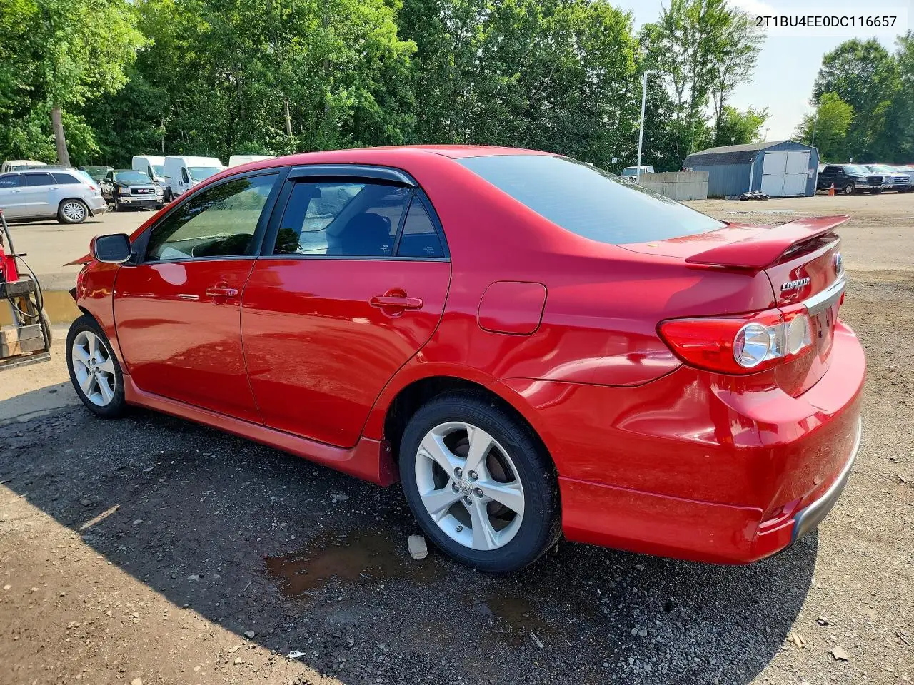 2013 Toyota Corolla S VIN: 2T1BU4EE0DC116657 Lot: 61588946