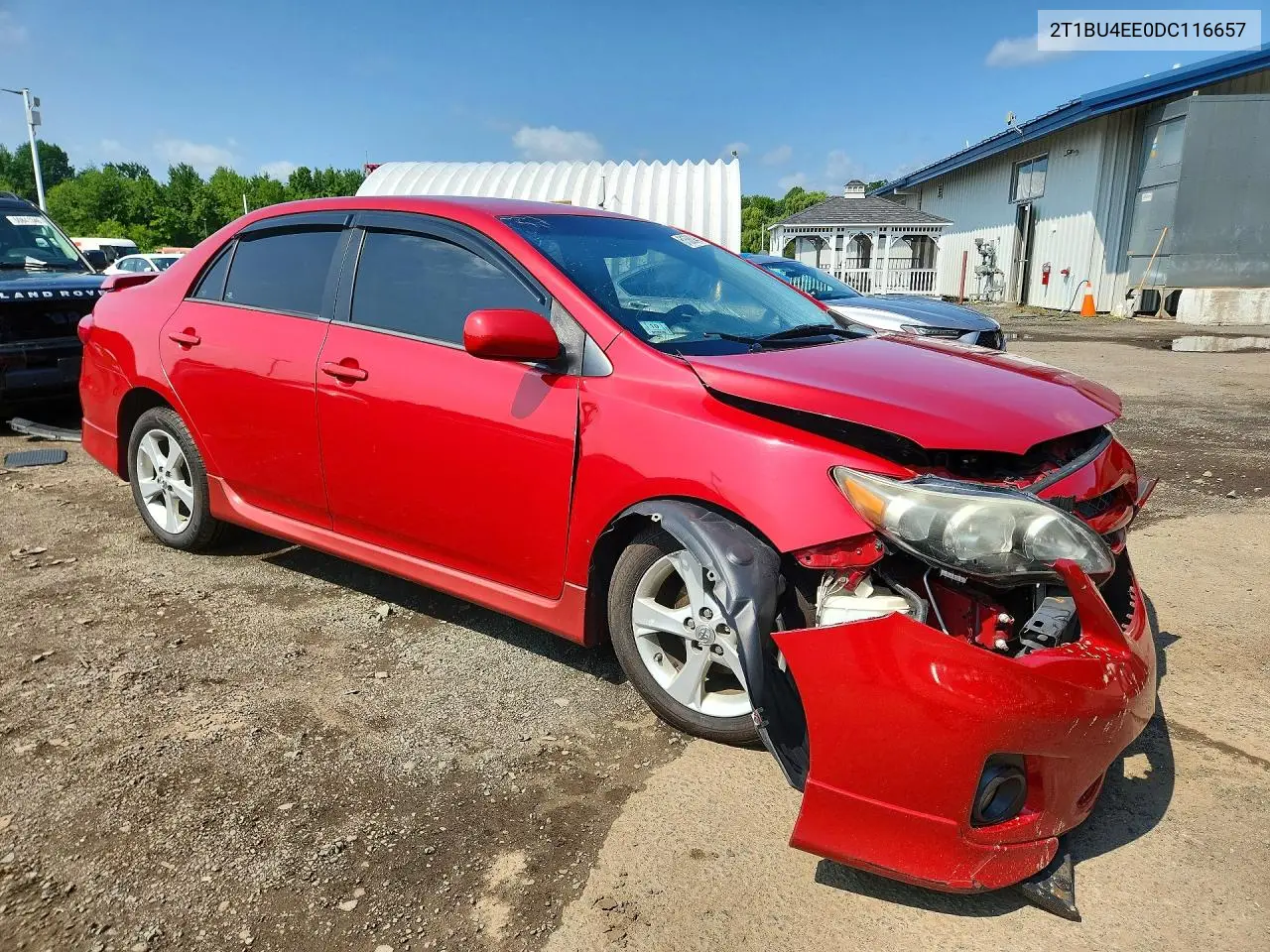 2013 Toyota Corolla S VIN: 2T1BU4EE0DC116657 Lot: 61588946