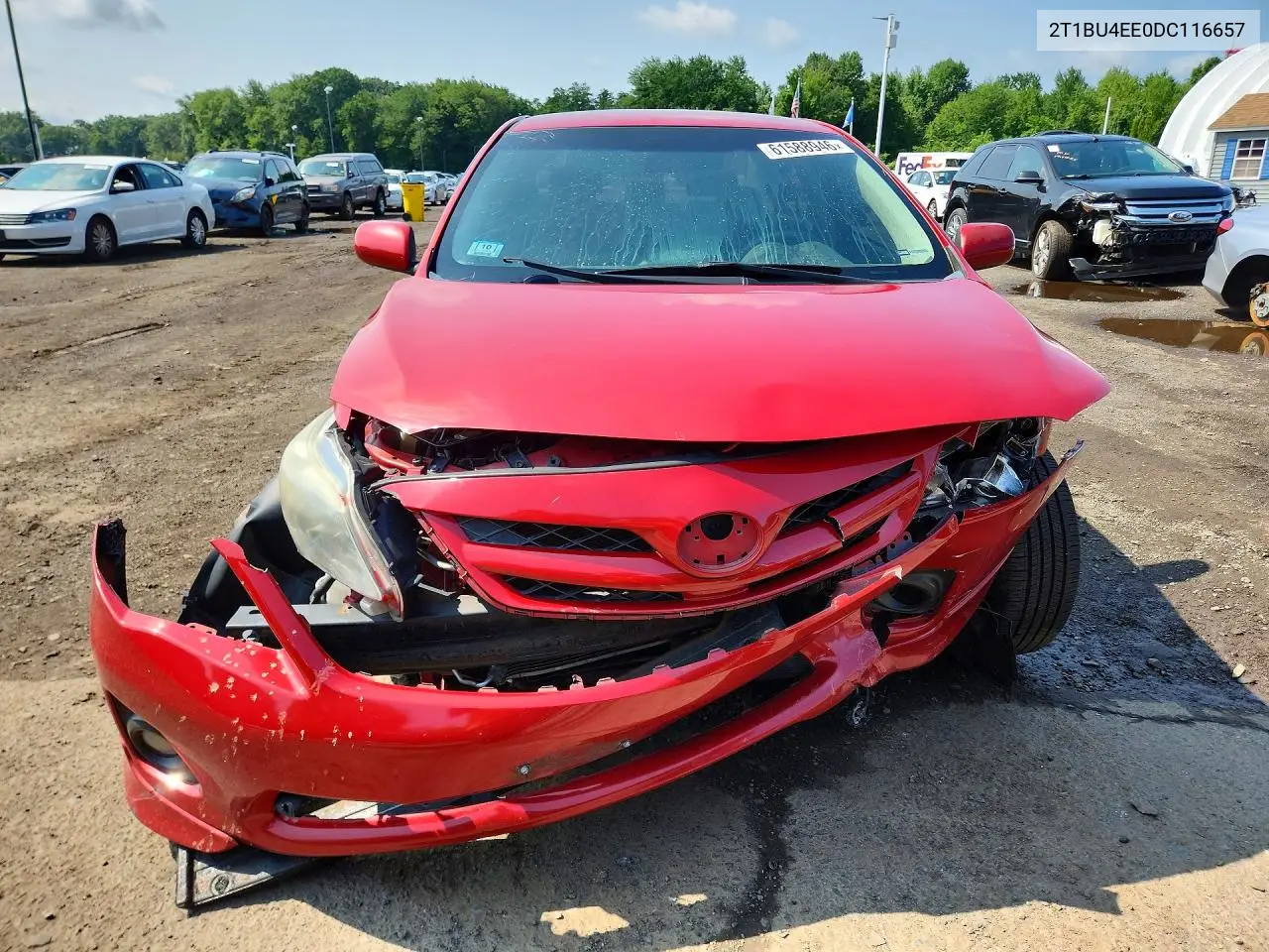 2013 Toyota Corolla S VIN: 2T1BU4EE0DC116657 Lot: 61588946