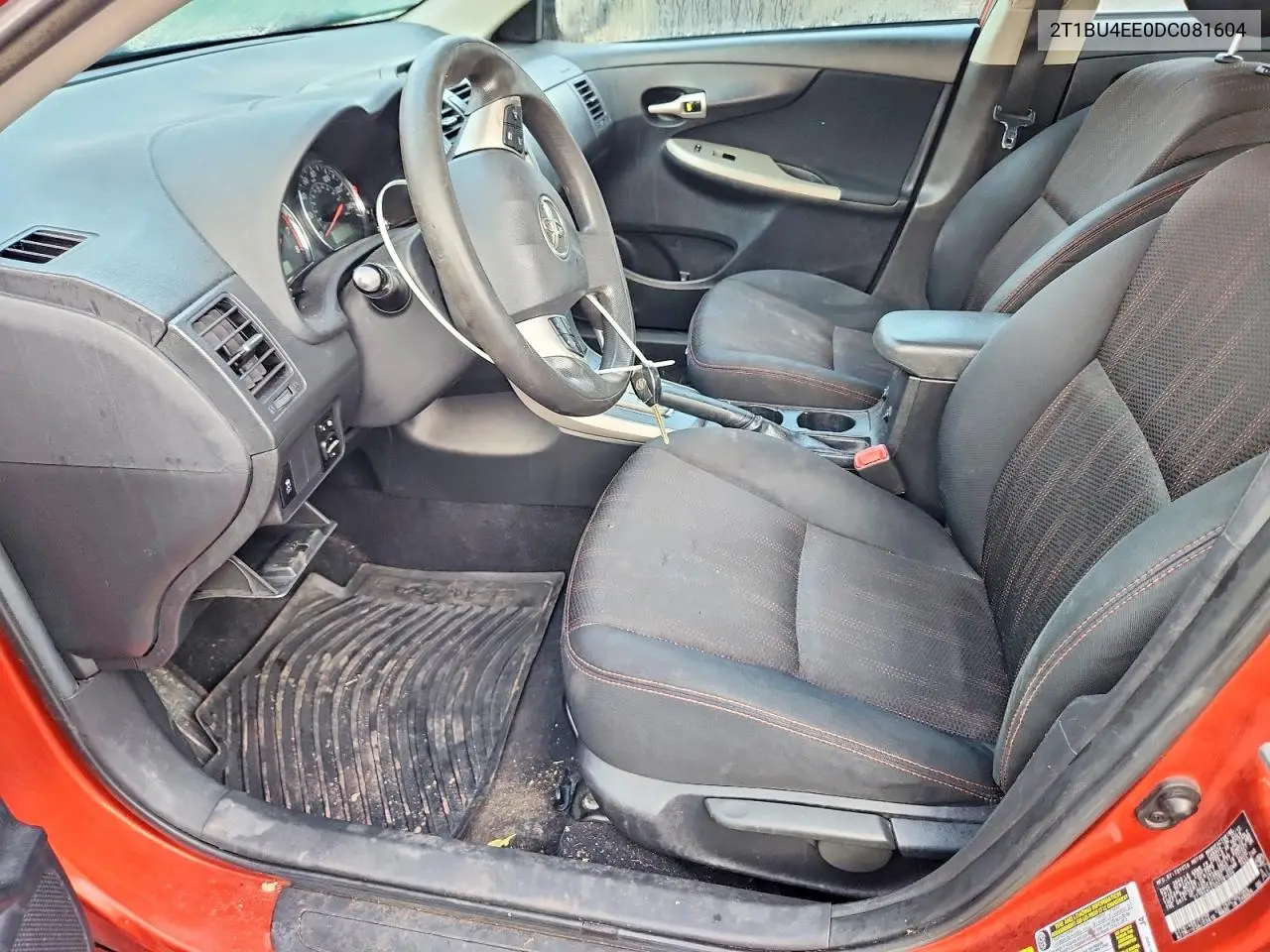 2013 Toyota Corolla S Special Edition VIN: 2T1BU4EE0DC081604 Lot: 61681296
