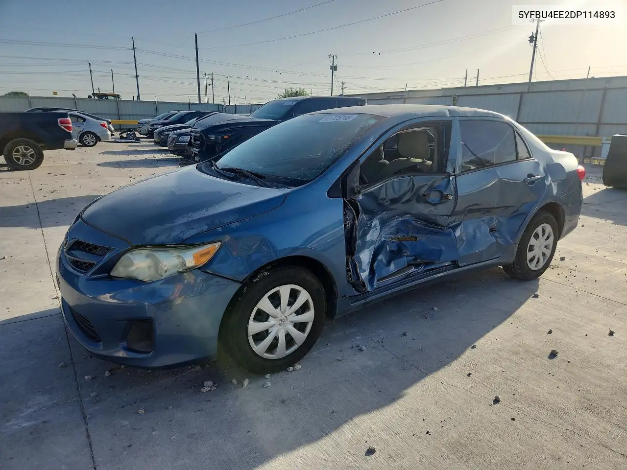 2013 Toyota Corolla VIN: 5YFBU4EE2DP114893 Lot: 61725746