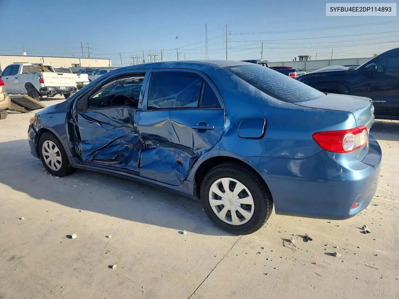2013 Toyota Corolla VIN: 5YFBU4EE2DP114893 Lot: 61725746