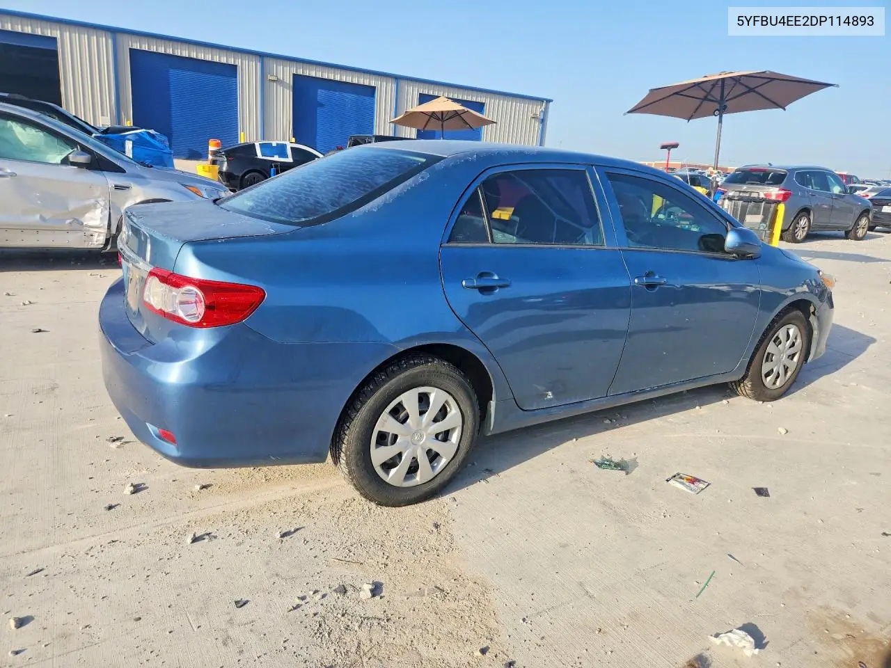 2013 Toyota Corolla VIN: 5YFBU4EE2DP114893 Lot: 61725746