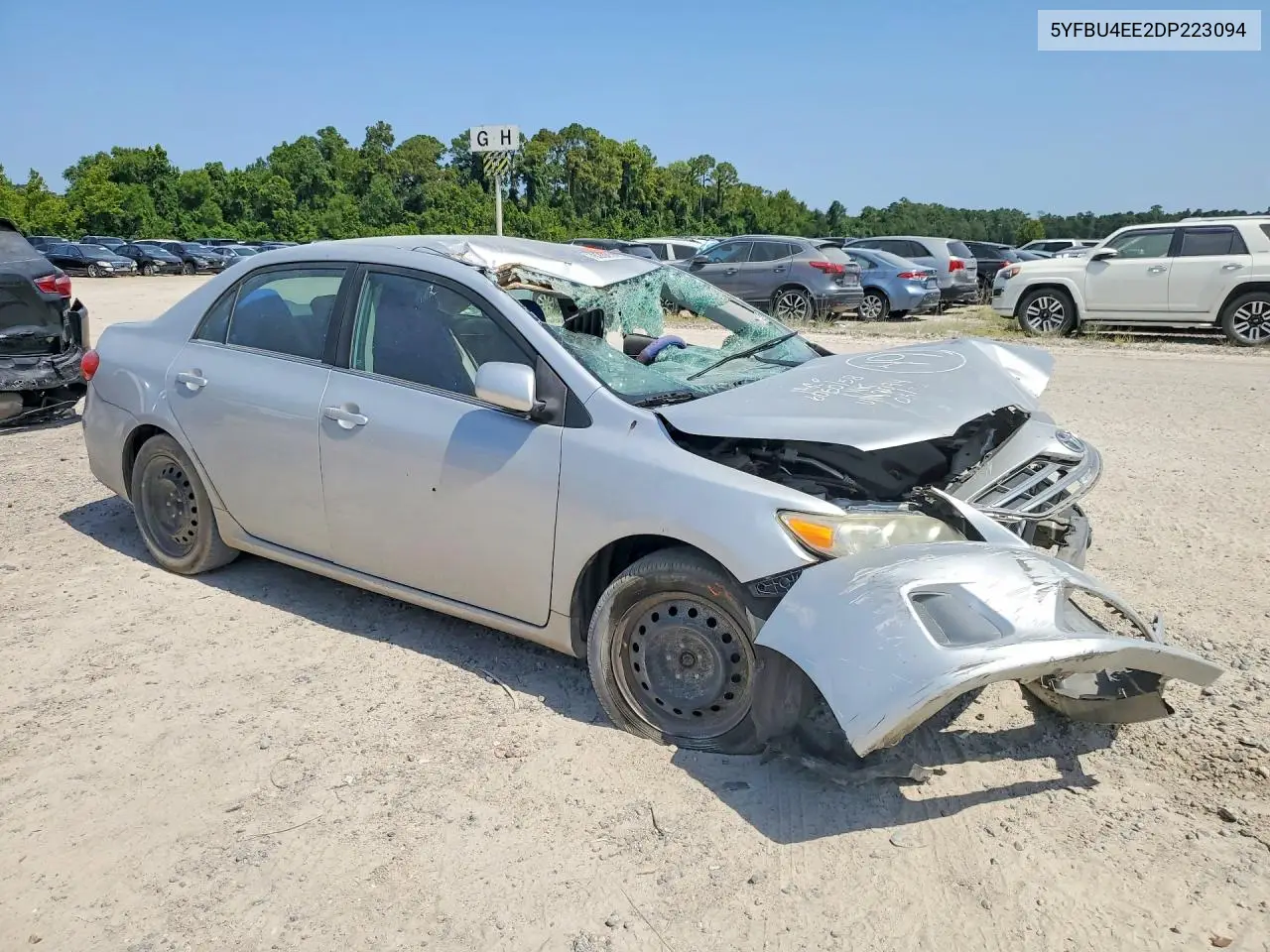 2013 Toyota Corolla Le VIN: 5YFBU4EE2DP223094 Lot: 62025376