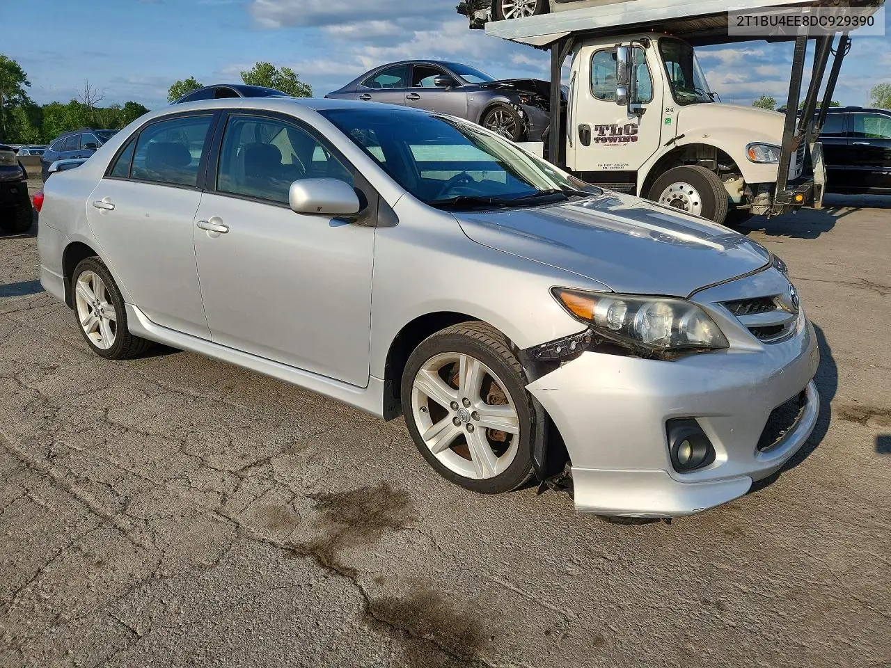 2013 Toyota Corolla S VIN: 2T1BU4EE8DC929390 Lot: 62039546
