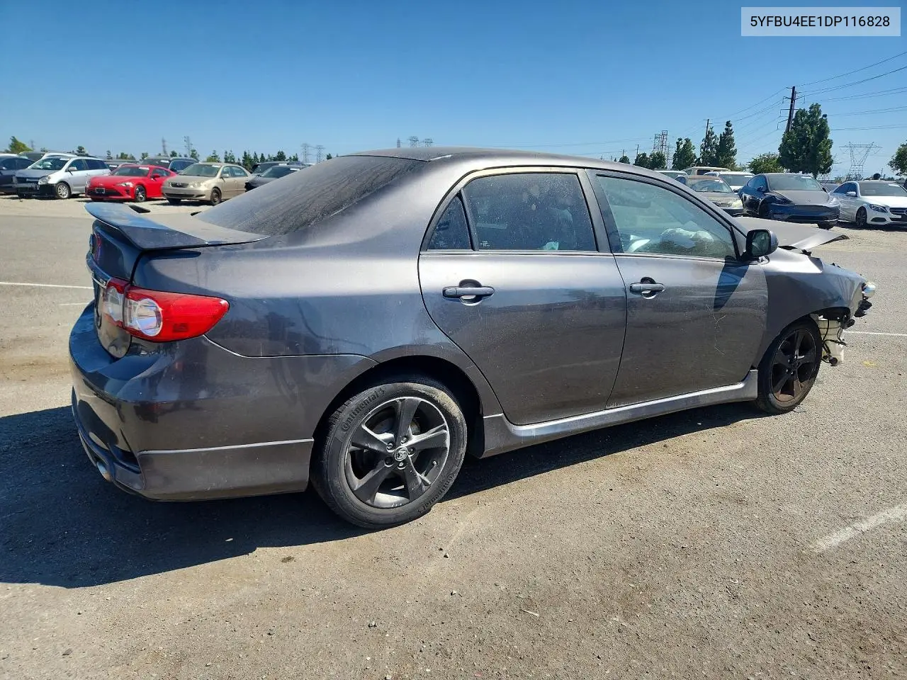 2013 Toyota Corolla S VIN: 5YFBU4EE1DP116828 Lot: 62244936