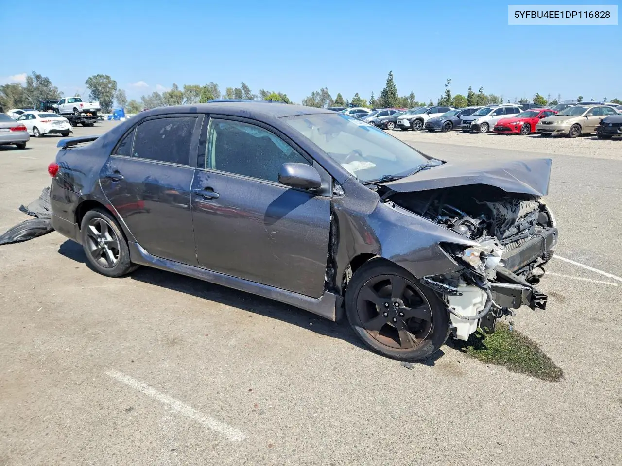 2013 Toyota Corolla S VIN: 5YFBU4EE1DP116828 Lot: 62244936