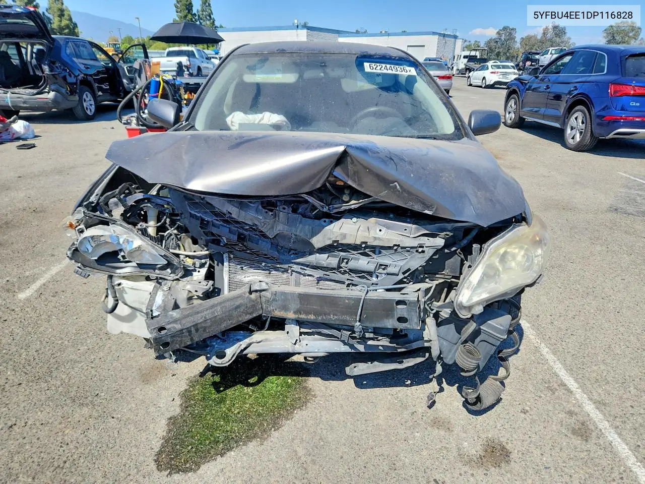 2013 Toyota Corolla S VIN: 5YFBU4EE1DP116828 Lot: 62244936