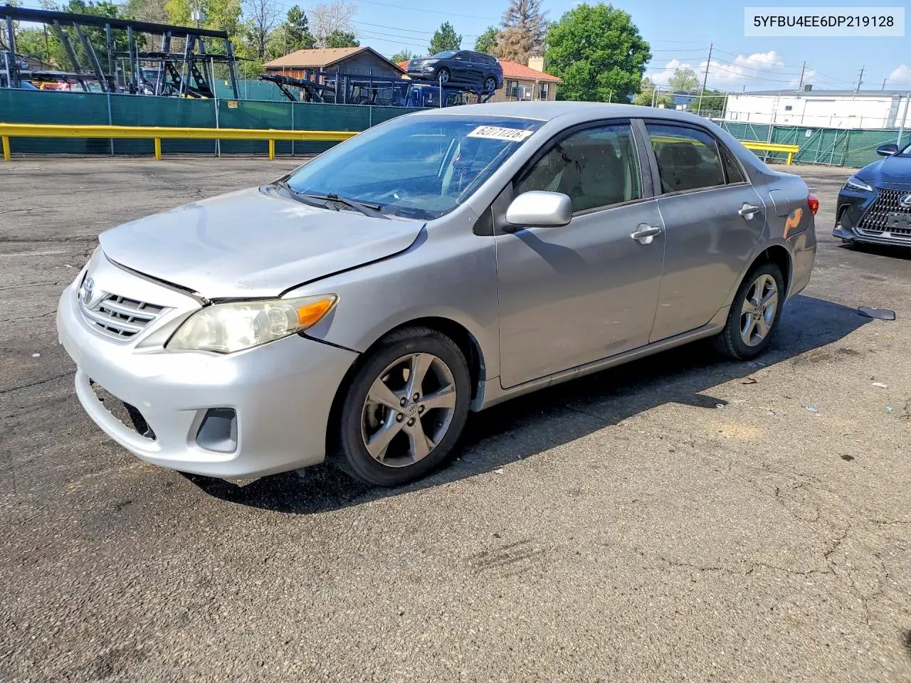 2013 Toyota Corolla Le VIN: 5YFBU4EE6DP219128 Lot: 62271226