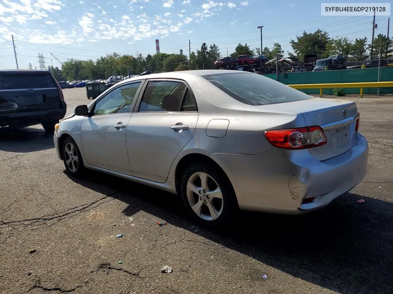 2013 Toyota Corolla Le VIN: 5YFBU4EE6DP219128 Lot: 62271226