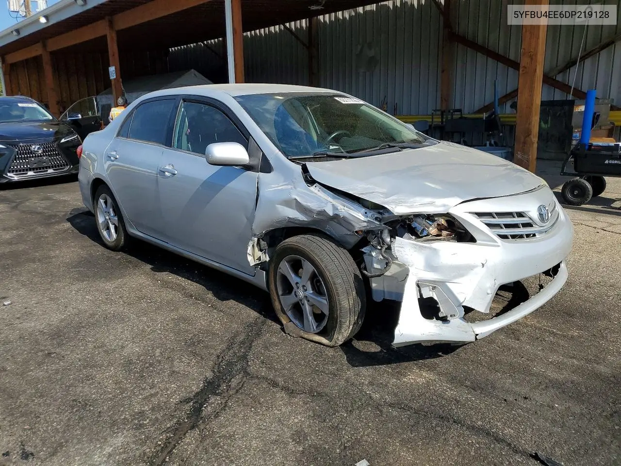 2013 Toyota Corolla Le VIN: 5YFBU4EE6DP219128 Lot: 62271226