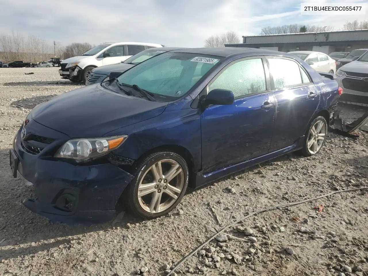 2T1BU4EEXDC055477 2013 Toyota Corolla Base