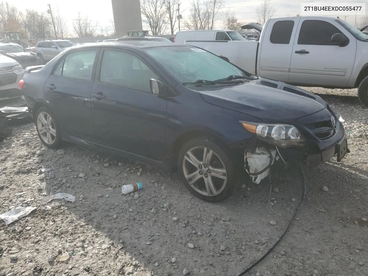 2T1BU4EEXDC055477 2013 Toyota Corolla Base
